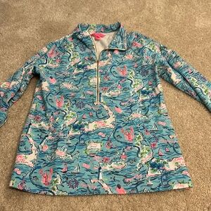 Lilly Pulitzer cape cod print pullover